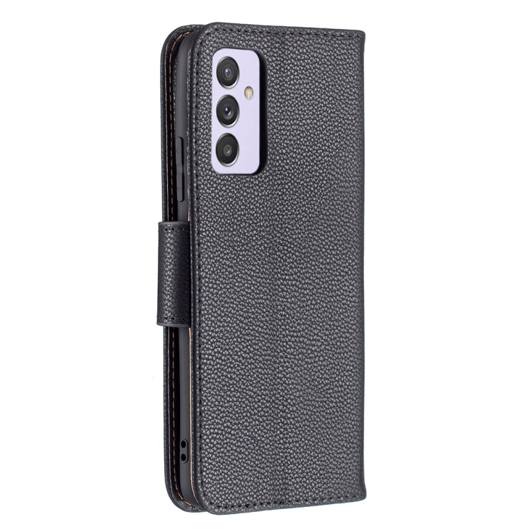 For Samsung Galaxy A82 5G Litchi Texture Pure Color Horizontal Flip Leather Case with Holder & Card Slots & Wallet & Lanyard