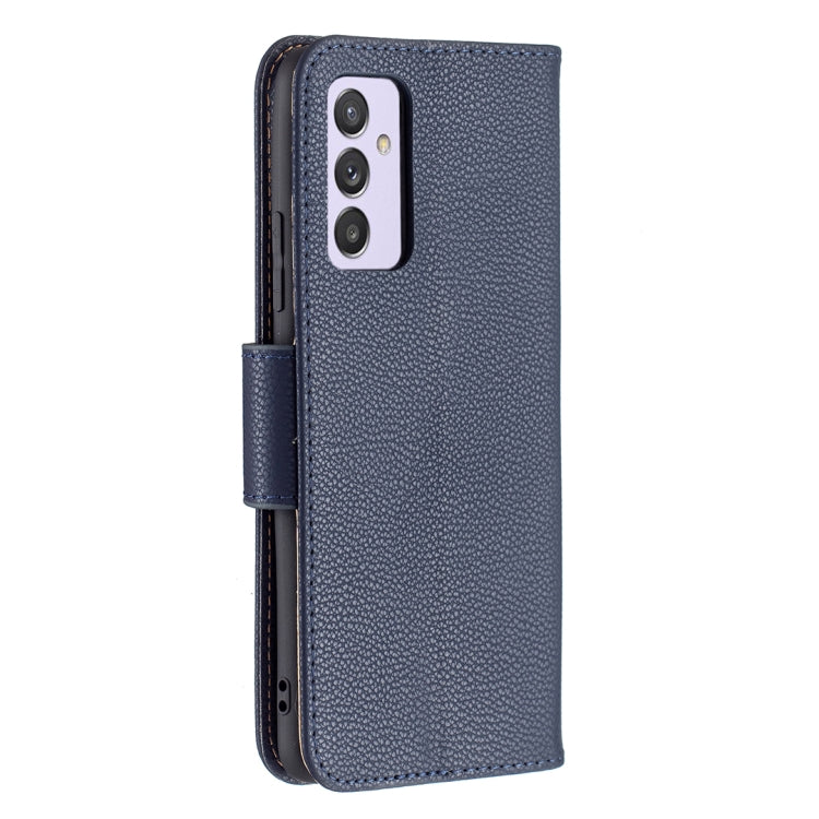 For Samsung Galaxy A82 5G Litchi Texture Pure Color Horizontal Flip Leather Case with Holder & Card Slots & Wallet & Lanyard