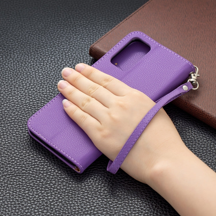 For Samsung Galaxy A82 5G Litchi Texture Pure Color Horizontal Flip Leather Case with Holder & Card Slots & Wallet & Lanyard