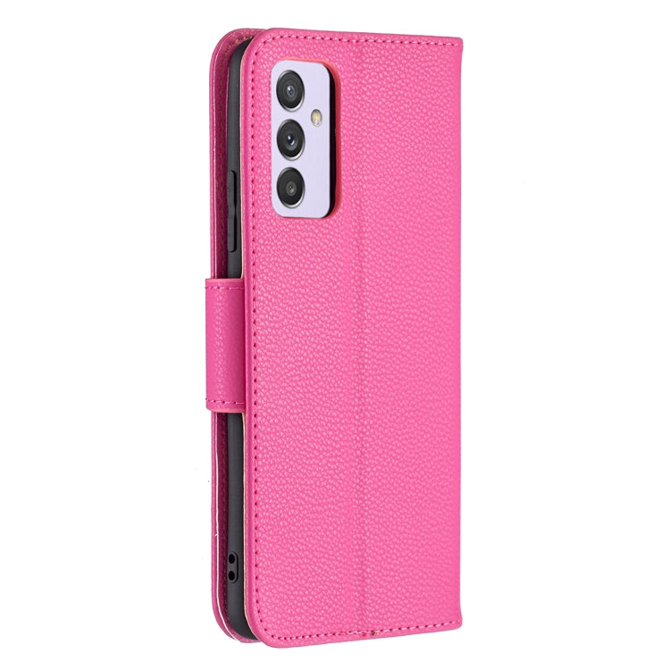 For Samsung Galaxy A82 5G Litchi Texture Pure Color Horizontal Flip Leather Case with Holder & Card Slots & Wallet & Lanyard
