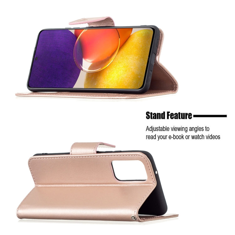 For Samsung Galaxy A82 5G Embossing Two Butterflies Pattern Horizontal Flip PU Leather Case with Holder & Card Slot & Wallet & Lanyard