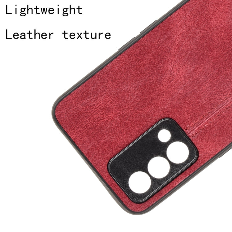 For OPPO K9 Shockproof Sewing Cow Pattern Skin PC + PU + TPU Case