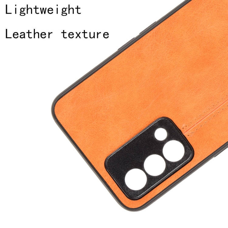 For OPPO K9 Shockproof Sewing Cow Pattern Skin PC + PU + TPU Case