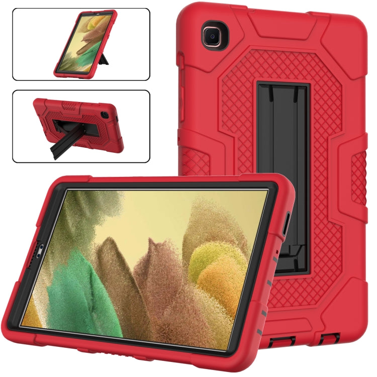 For Samsung Galaxy Tab A7 Lite T220 / T225 Contrast Color Robot Shockproof Silicone + PC Protective Case with Holder