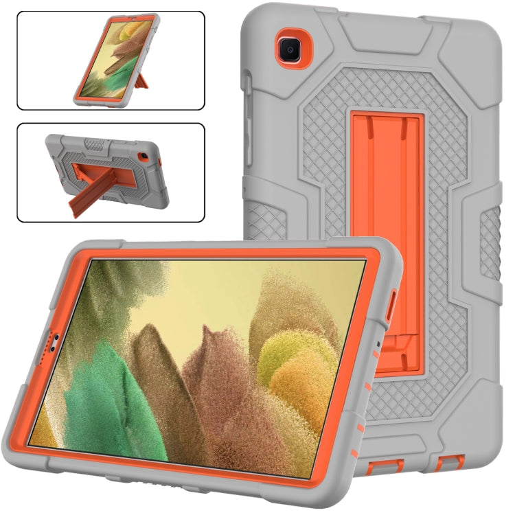 For Samsung Galaxy Tab A7 Lite T220 / T225 Contrast Color Robot Shockproof Silicone + PC Protective Case with Holder