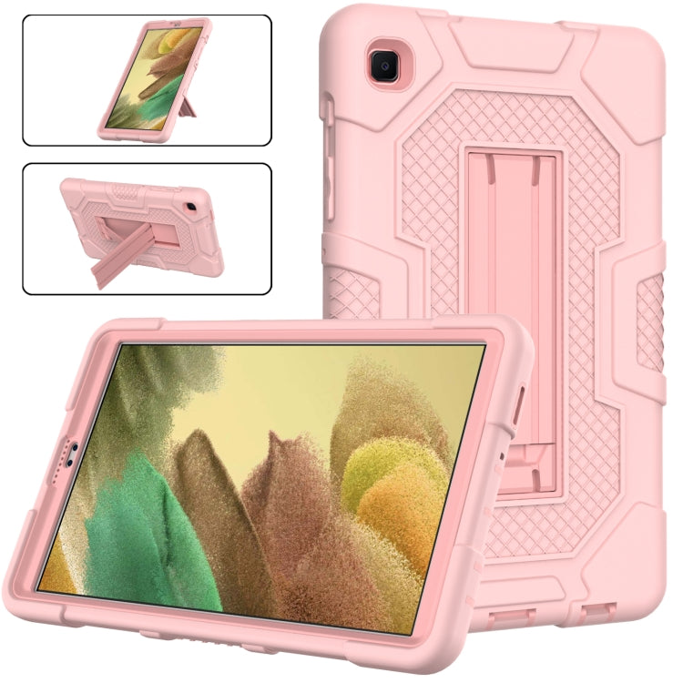 For Samsung Galaxy Tab A7 Lite T220 / T225 Contrast Color Robot Shockproof Silicone + PC Protective Case with Holder