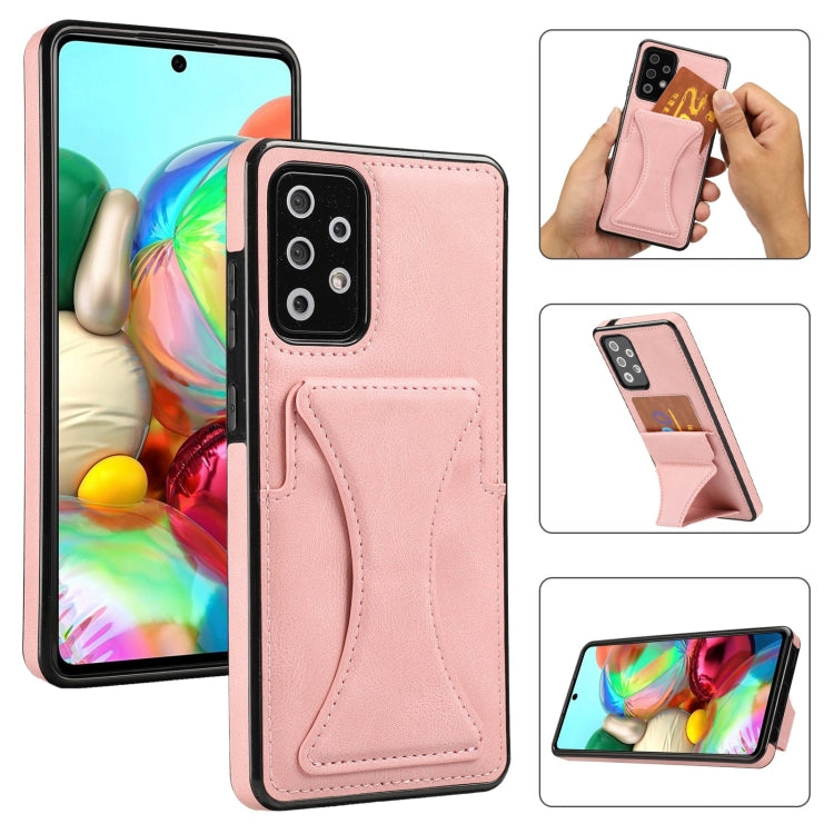 For Samsung Galaxy A72 5G / 4G Ultra-thin Shockproof Protective Case with Holder