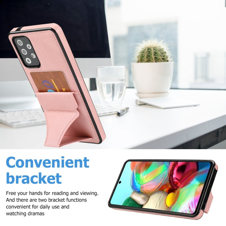 For Samsung Galaxy A72 5G / 4G Ultra-thin Shockproof Protective Case with Holder