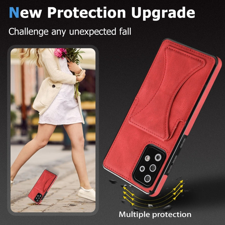 For Samsung Galaxy A72 5G / 4G Ultra-thin Shockproof Protective Case with Holder