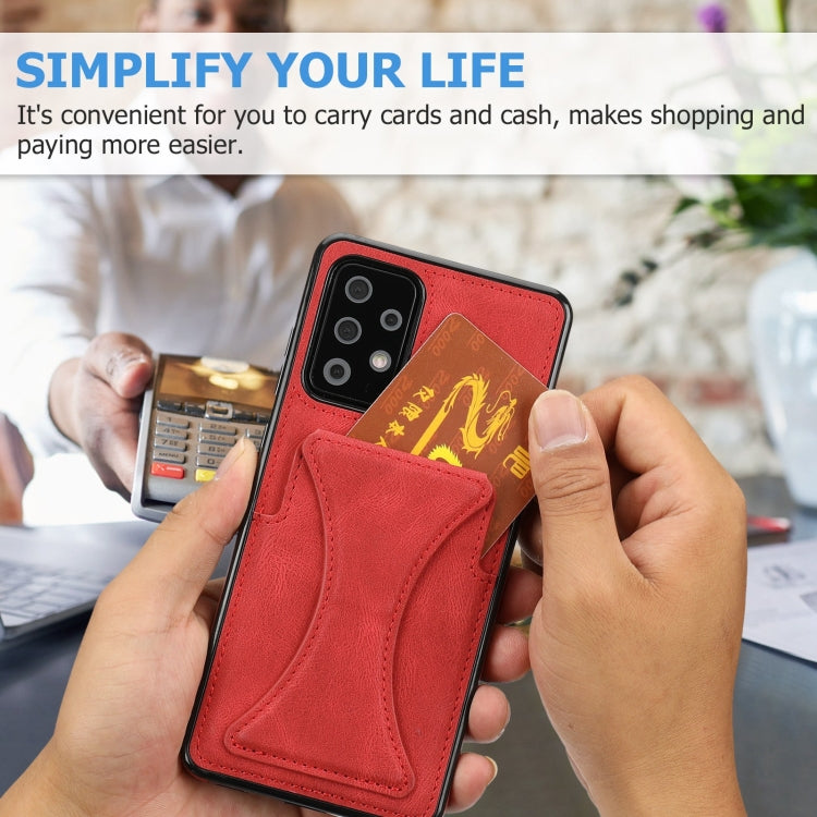 For Samsung Galaxy A72 5G / 4G Ultra-thin Shockproof Protective Case with Holder