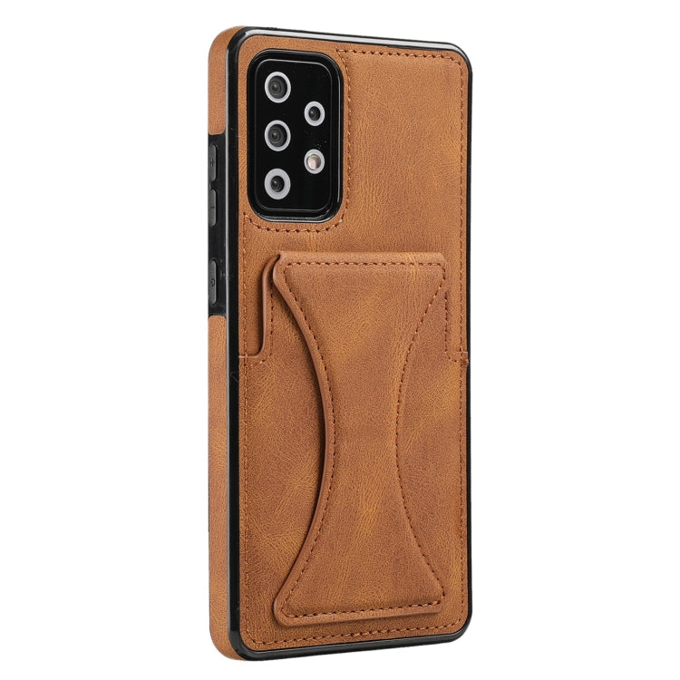 For Samsung Galaxy A72 5G / 4G Ultra-thin Shockproof Protective Case with Holder