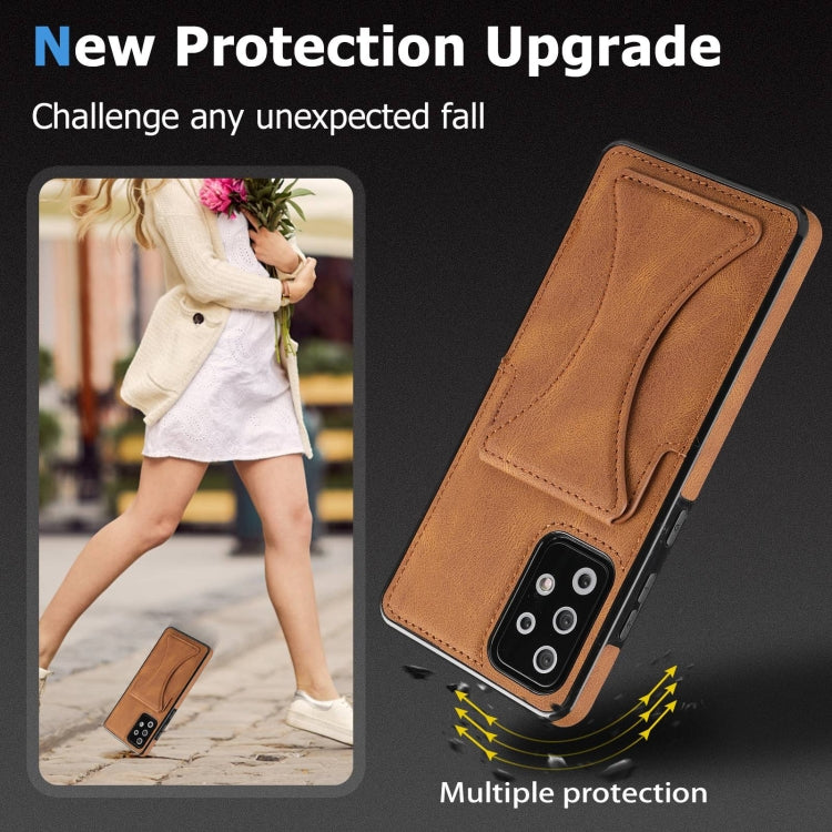 For Samsung Galaxy A72 5G / 4G Ultra-thin Shockproof Protective Case with Holder