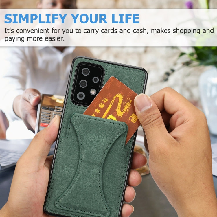 For Samsung Galaxy A72 5G / 4G Ultra-thin Shockproof Protective Case with Holder