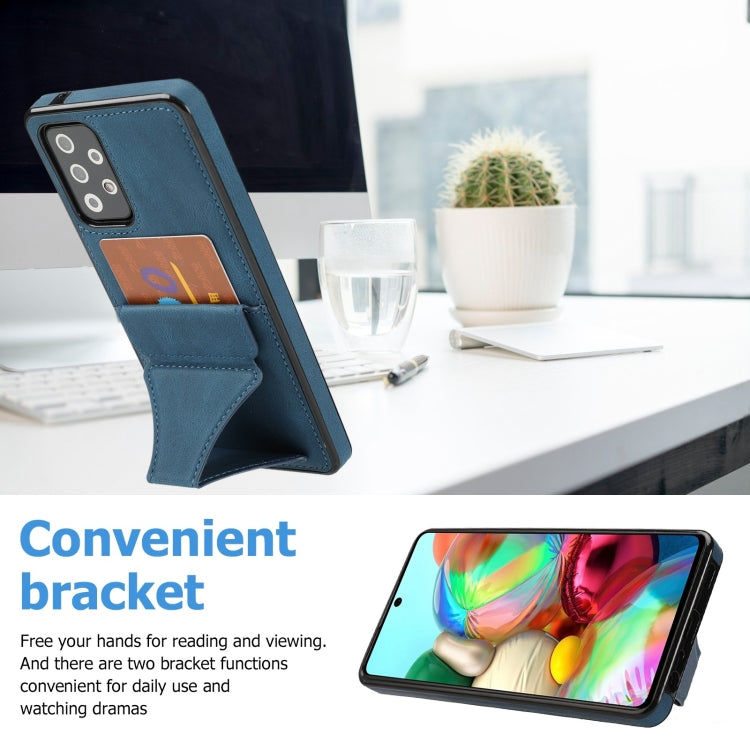 For Samsung Galaxy A72 5G / 4G Ultra-thin Shockproof Protective Case with Holder