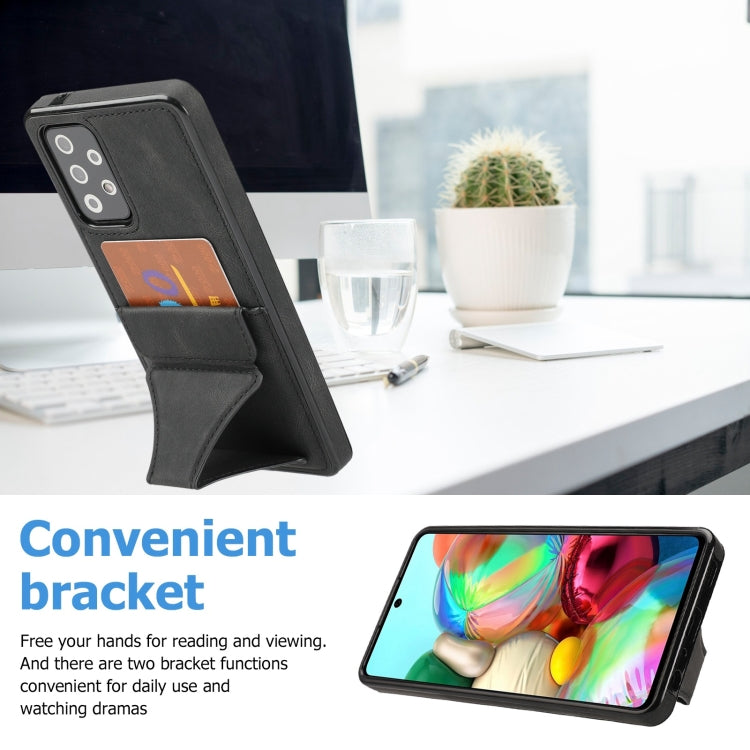 For Samsung Galaxy A72 5G / 4G Ultra-thin Shockproof Protective Case with Holder