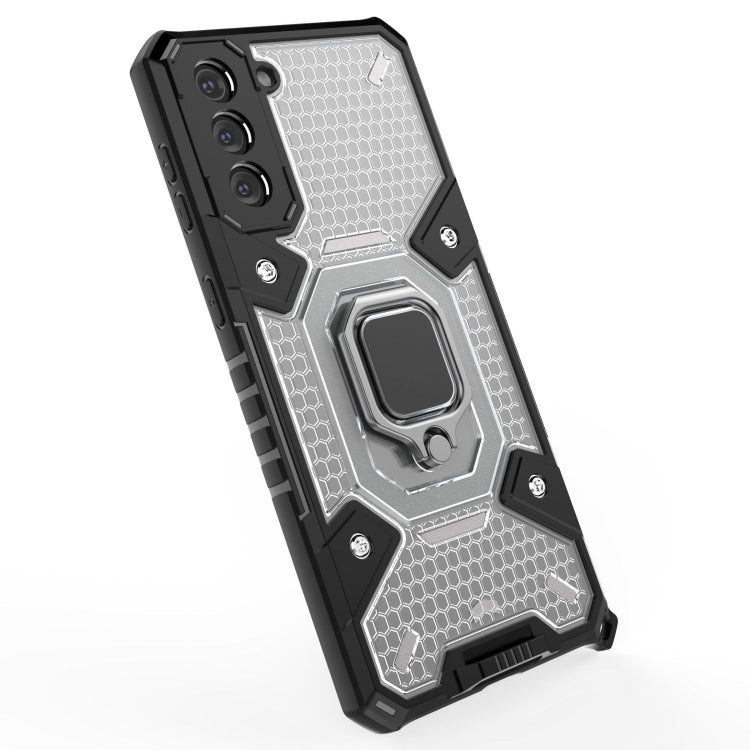For Samsung Galaxy S21+ 5G Space PC+TPU Ring Holder Protective Case