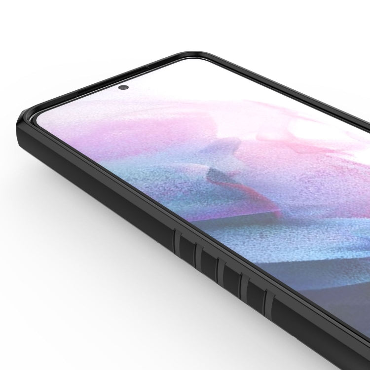 For Samsung Galaxy S21+ 5G Space PC+TPU Ring Holder Protective Case