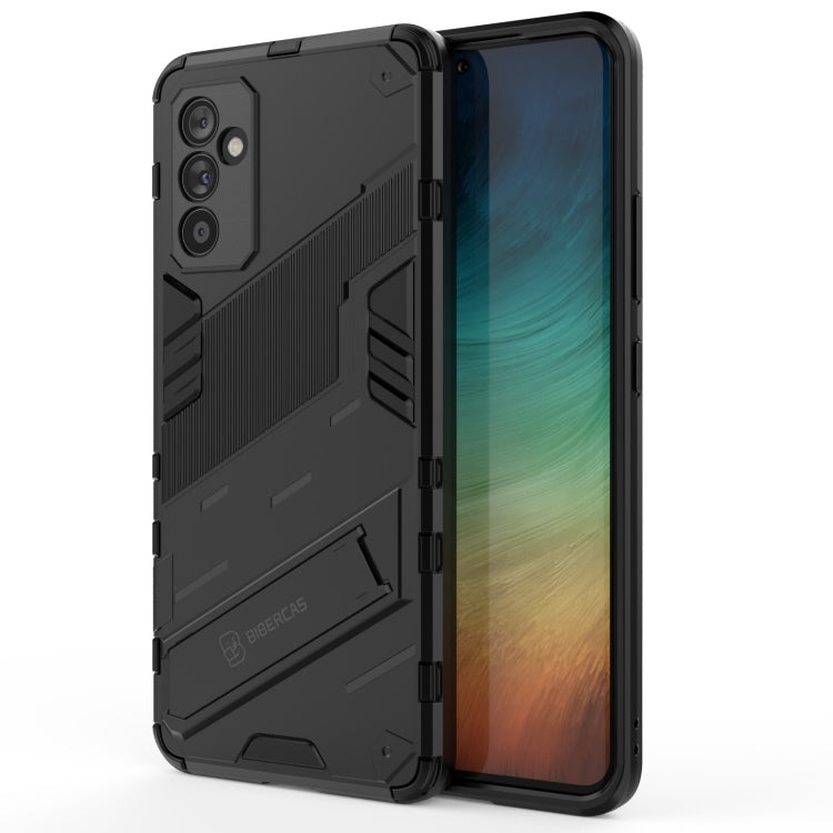 For Samsung Galaxy A82 5G Punk Armor 2 in 1 PC + TPU Shockproof Case with Invisible Holder