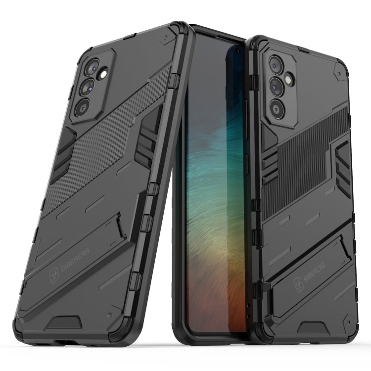 For Samsung Galaxy A82 5G Punk Armor 2 in 1 PC + TPU Shockproof Case with Invisible Holder