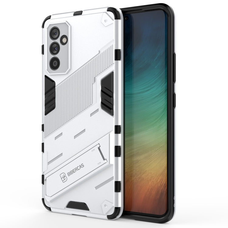 For Samsung Galaxy A82 5G Punk Armor 2 in 1 PC + TPU Shockproof Case with Invisible Holder