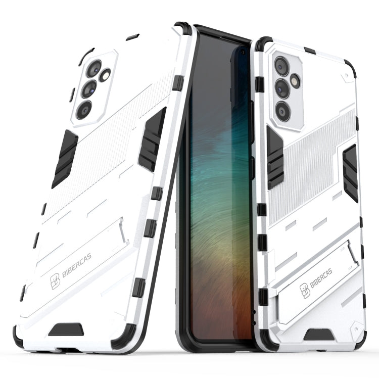 For Samsung Galaxy A82 5G Punk Armor 2 in 1 PC + TPU Shockproof Case with Invisible Holder
