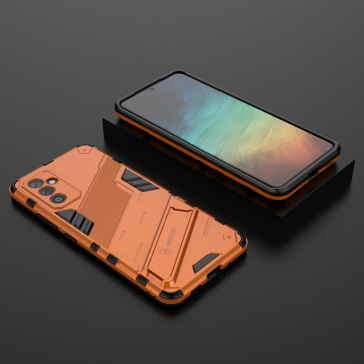 For Samsung Galaxy A82 5G Punk Armor 2 in 1 PC + TPU Shockproof Case with Invisible Holder