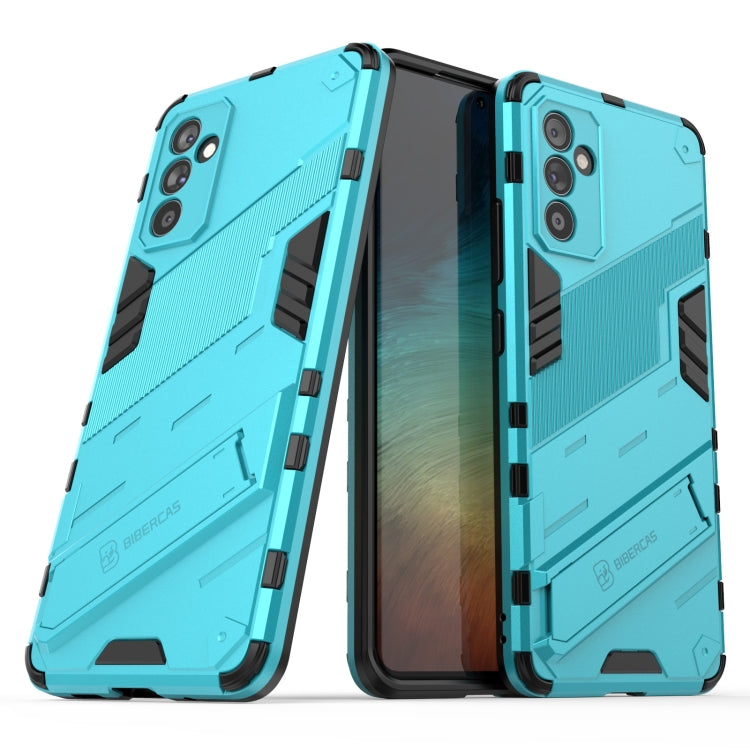 For Samsung Galaxy A82 5G Punk Armor 2 in 1 PC + TPU Shockproof Case with Invisible Holder