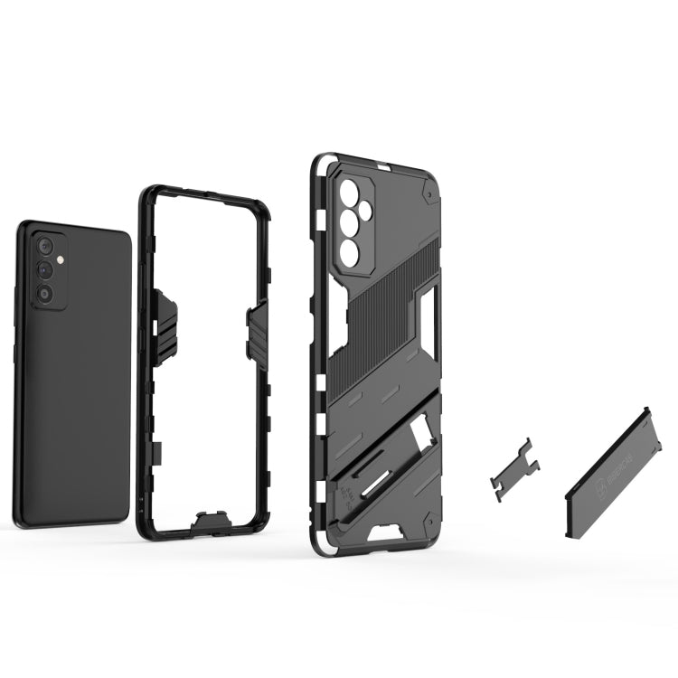 For Samsung Galaxy A82 5G Punk Armor 2 in 1 PC + TPU Shockproof Case with Invisible Holder