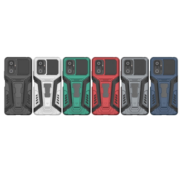 For Xiaomi Redmi Note 10 Pro War Chariot Series Armor All-inclusive Shockproof PC + TPU Protective Case with Invisible Holder