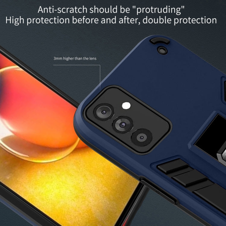 For Samsung Galaxy A82 5G 2 in 1 PC + TPU Shockproof Protective Case with Invisible Holder