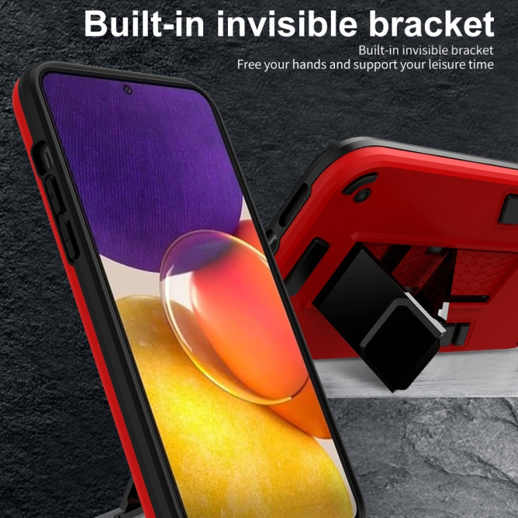 For Samsung Galaxy A82 5G 2 in 1 PC + TPU Shockproof Protective Case with Invisible Holder