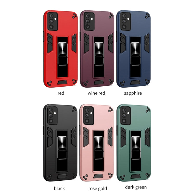 For Samsung Galaxy A82 5G 2 in 1 PC + TPU Shockproof Protective Case with Invisible Holder