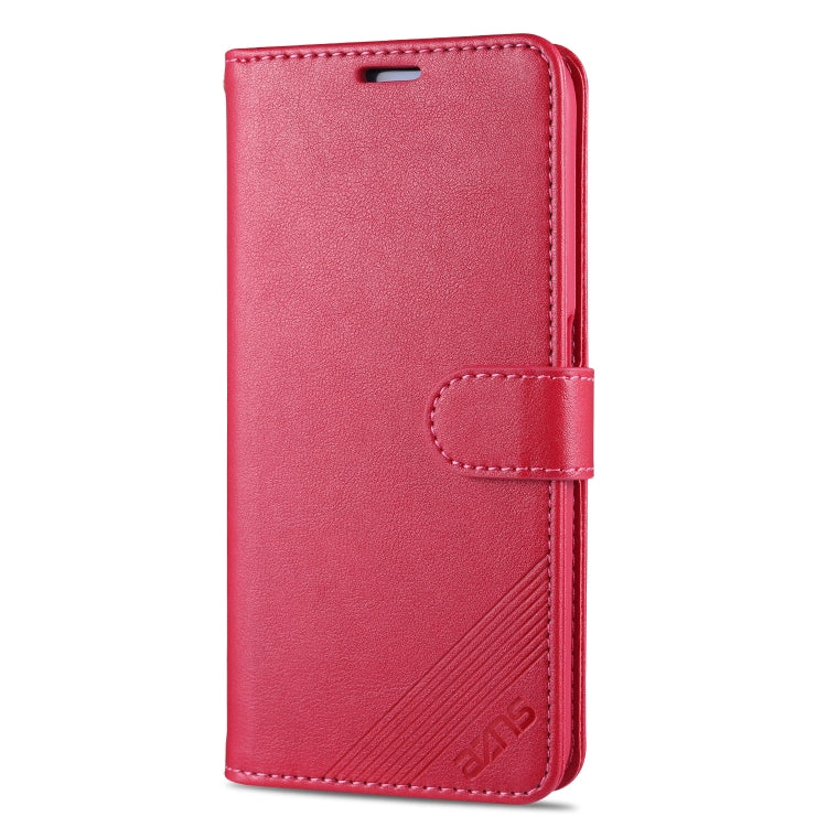 For OPPO A72 5G AZNS Sheepskin Texture Horizontal Flip Leather Case with Holder & Card Slots & Wallet