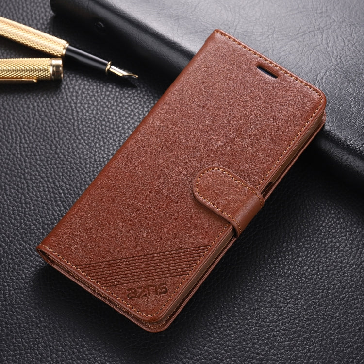 For OPPO A73 5G AZNS Sheepskin Texture Horizontal Flip Leather Case with Holder & Card Slots & Wallet