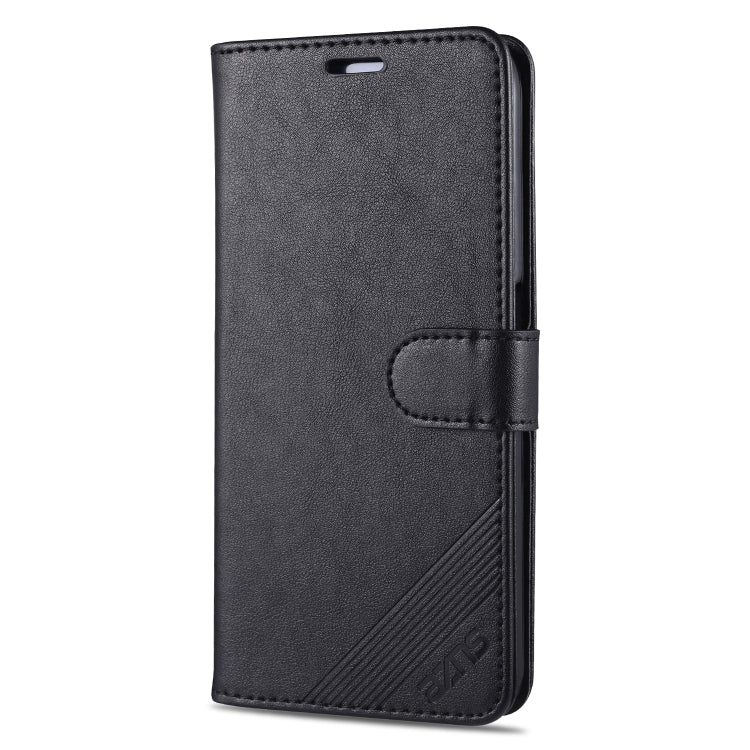For OPPO A53 5G AZNS Sheepskin Texture Horizontal Flip Leather Case with Holder & Card Slots & Wallet