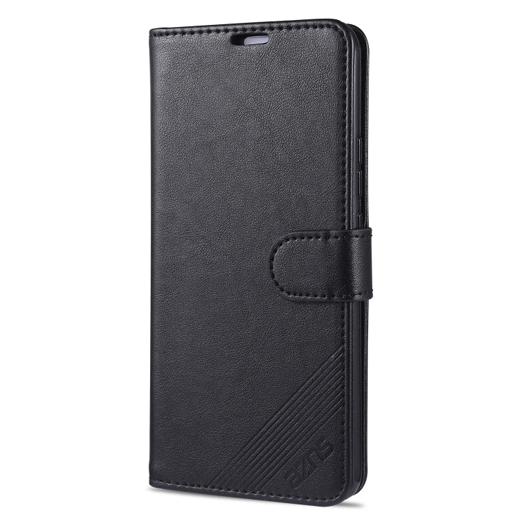 For Vivo X60 Pro AZNS Sheepskin Texture Horizontal Flip Leather Case with Holder & Card Slots & Wallet