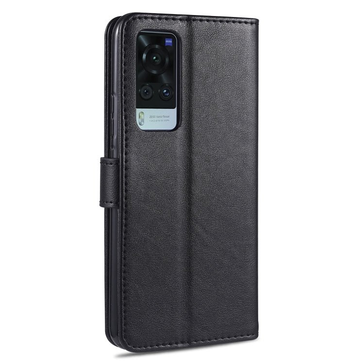 For Vivo X60 Pro AZNS Sheepskin Texture Horizontal Flip Leather Case with Holder & Card Slots & Wallet