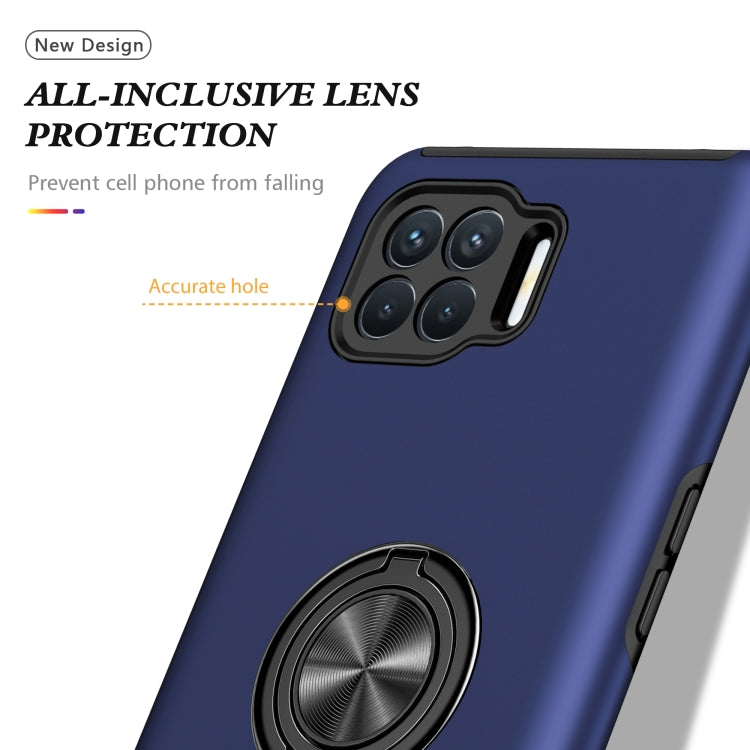 For OPPO A93 4G PC + TPU Shockproof Magnetic Protective Case with Invisible Ring Holder