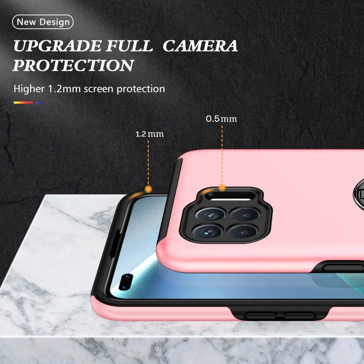 For OPPO A93 4G PC + TPU Shockproof Magnetic Protective Case with Invisible Ring Holder