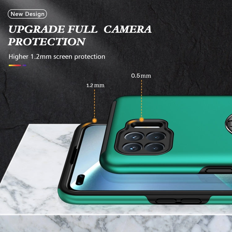 For OPPO A93 4G PC + TPU Shockproof Magnetic Protective Case with Invisible Ring Holder