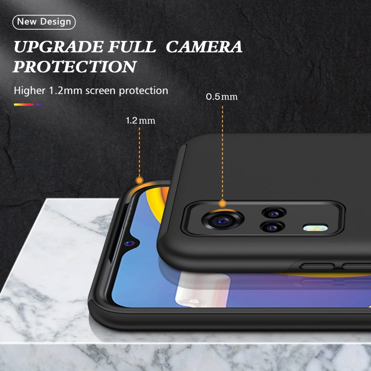 For vivo Y31 PC + TPU Shockproof Magnetic Protective Case with Invisible Ring Holder