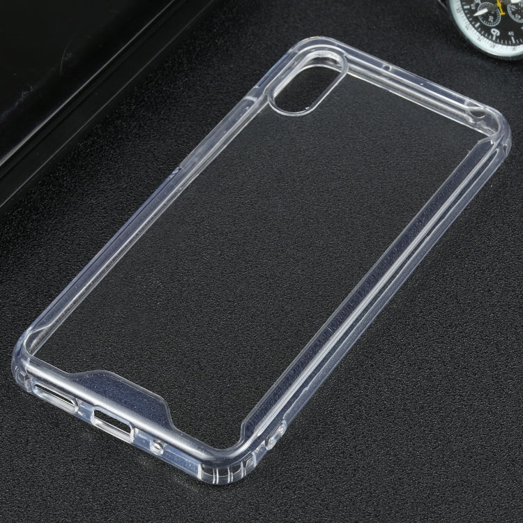 For Xiaomi Redmi 9A Four-corner Shockproof Transparent TPU + PC Protective Case