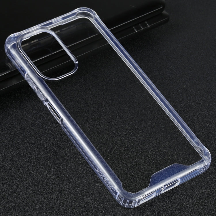 For Xiaomi Redmi K40 / K40 Pro Four-corner Shockproof Transparent TPU + PC Protective Case