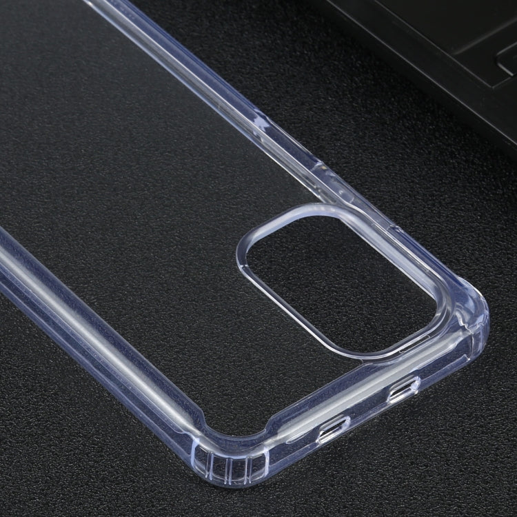 For Xiaomi Redmi K40 / K40 Pro Four-corner Shockproof Transparent TPU + PC Protective Case