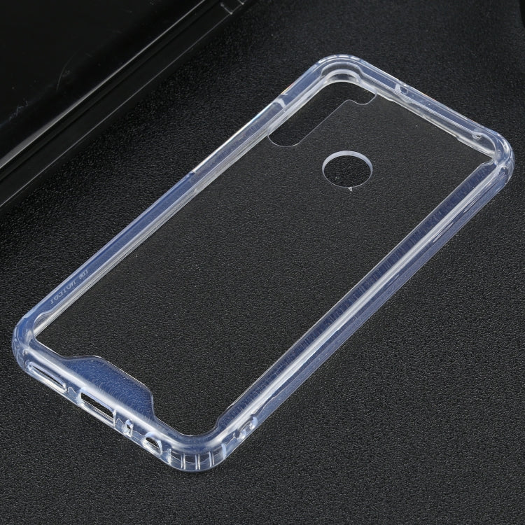 For Xiaomi Redmi Note 8T Four-corner Shockproof Transparent TPU + PC Protective Case