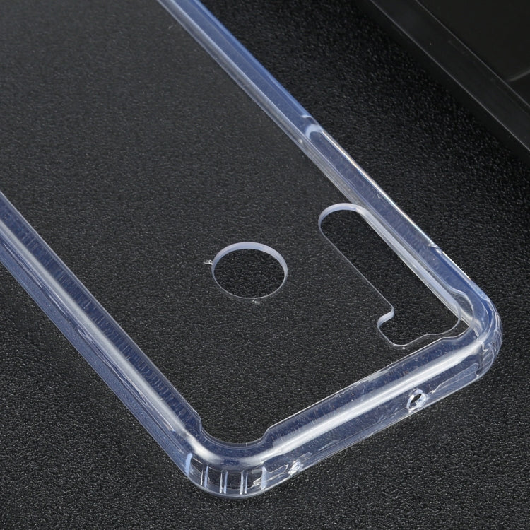 For Xiaomi Redmi Note 8T Four-corner Shockproof Transparent TPU + PC Protective Case