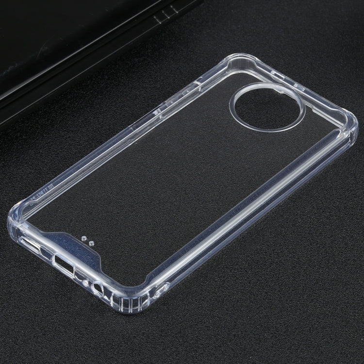 For Xiaomi Redmi Note 9 5G / Note 9T 5G Four-corner Shockproof Transparent TPU + PC Protective Case