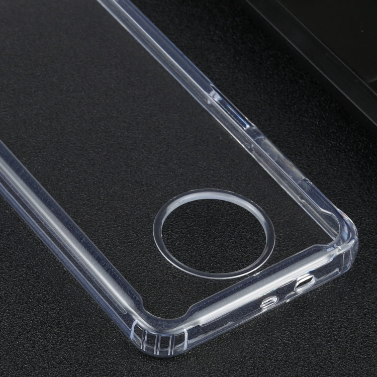 For Xiaomi Redmi Note 9 5G / Note 9T 5G Four-corner Shockproof Transparent TPU + PC Protective Case