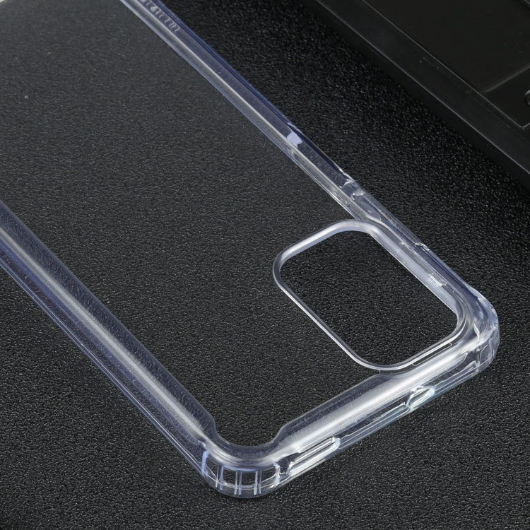 For Xiaomi Redmi Note 10 4G Four-corner Shockproof Transparent TPU + PC Protective Case