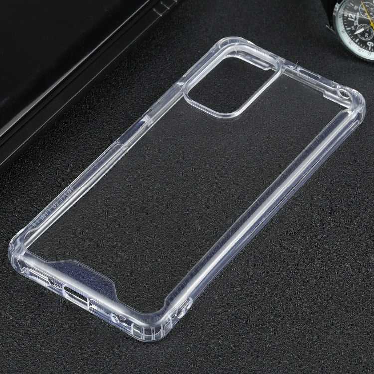 For Xiaomi Redmi Note 10 Pro Four-corner Shockproof Transparent TPU + PC Protective Case
